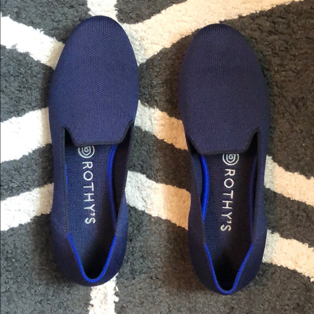 Rothy’s size 8 blue loafers